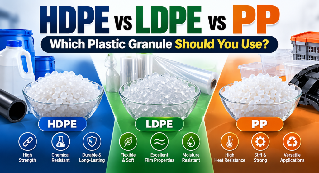 HDPE vs LDPE vs PP